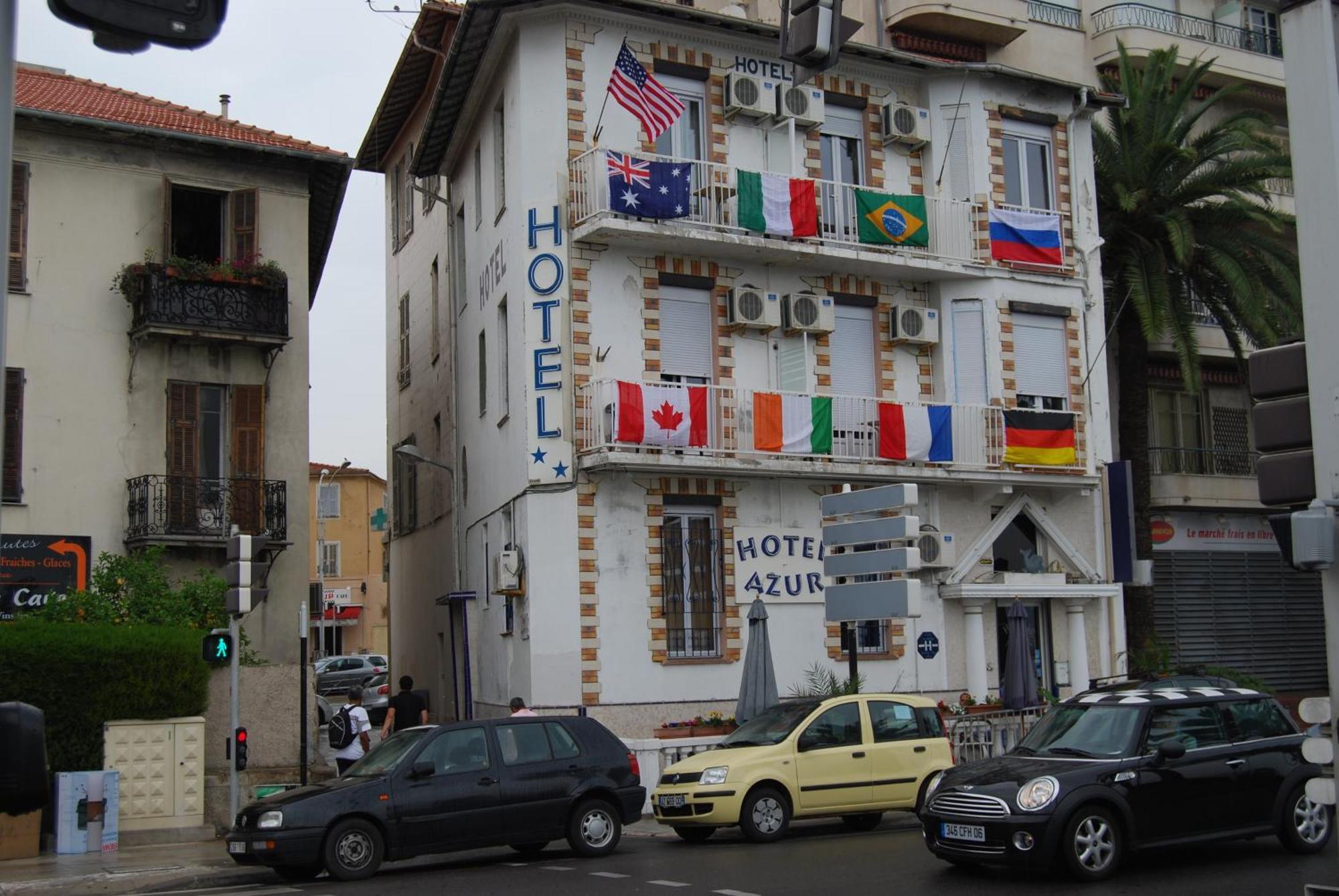 Hotel Azur Nice Bagian luar foto